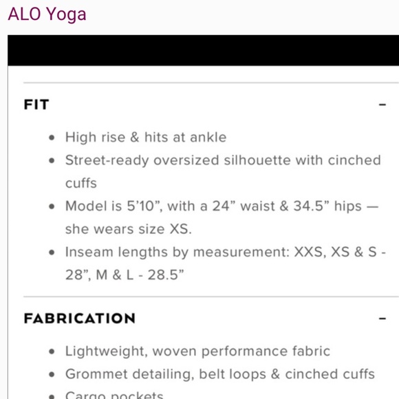 Alo it girl cargo pant - Picture 3 of 5